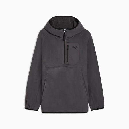 Bluza z kapturem męska Puma PUMATECH HZ szara 68822444