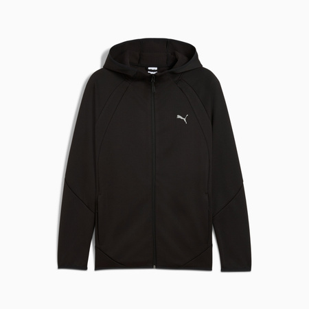 Bluza z kapturem męska Puma EVOSTRIPE WARM FZ czarna 68823701