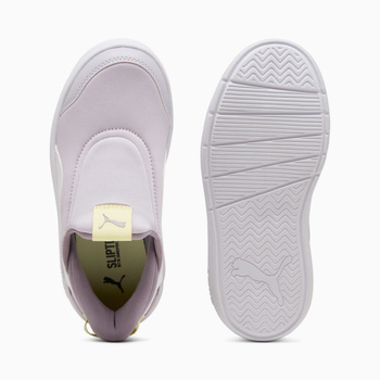 Buty sportowe dziewczęce Puma COURTFLEX V3 SLIPTECH PS fioletowe 39973408