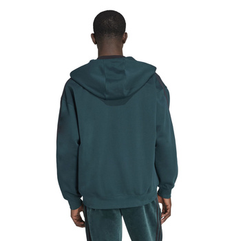 Bluza z kapturem męska adidas ADICOLOR zielona JX1549