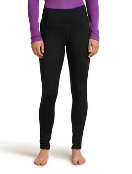 Legginsy termiczne damskie Icebreaker 200 OASIS czarne IB0A57BB001