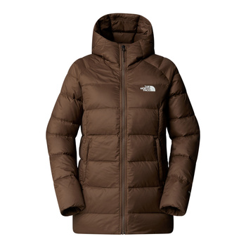 Parka puchowa z kapturem damska The North Face HYALITE DOWN brązowa NF0A8E741OI
