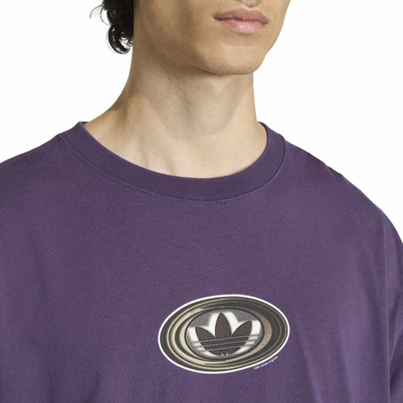 Longsleeve męski adidas GRAPHIC fioletowy KS6861