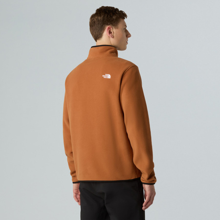 Polar męski The North Face GLACIER FLEECE 1/4 ZIP pomarańczowy NF0A8D0QBOE
