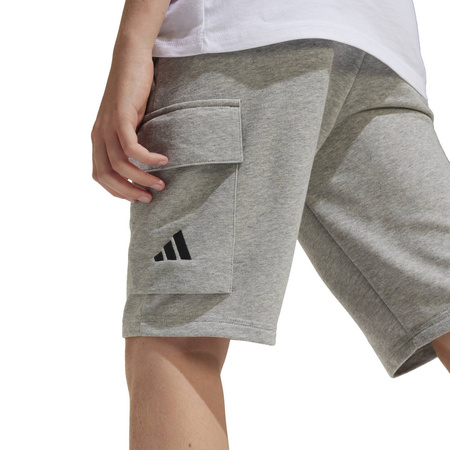 Spodenki dresowe dziecięce adidas ESSENTIALS szare JE3973