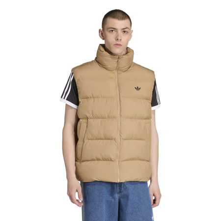 Bezrękawnik puchowy męski adidas COMMERCIAL beżowy JX4124