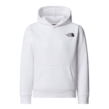 Bluza z kapturem dziecięca The North Face REDBOX REGULAR biała NF0A89H9LA9