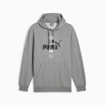 Bluza z kapturem męska Puma POWER GRAPHIC FL szara 68174103
