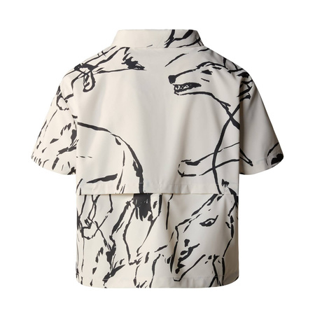 Koszula damska The North Face FIRST TRAIL S/S beżowa NF0A872YSI6