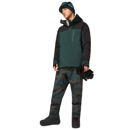 Kurtka narciarska męska Oakley TNP TBT zielona FOA403653-9MC