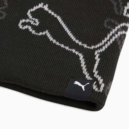 Czapka zimowa unisex Puma CAT GRAPHIC MID CROWN czarna 02638101