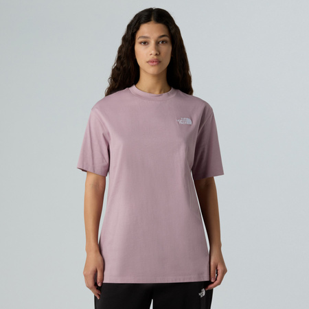 Koszulka damska The North Face ESSENTIAL OVERSIZED fioletowa NF0A87NQD2Q