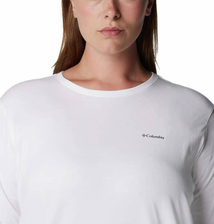 Longsleeve damski Columbia NORTH CASCADES biały 2013495110