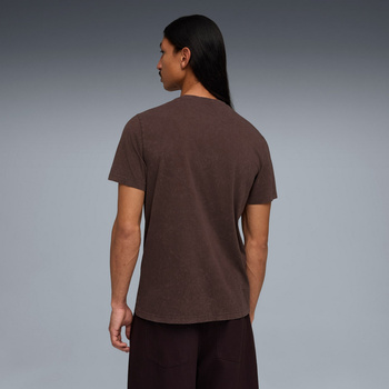 Koszulka męska Puma GRAPHIC RETRO AMERICANA WASHED brązowa 63443831