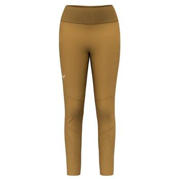 Legginsy damskie Salewa PEDROC DRY RESP brązowe 00-0000028323_7020