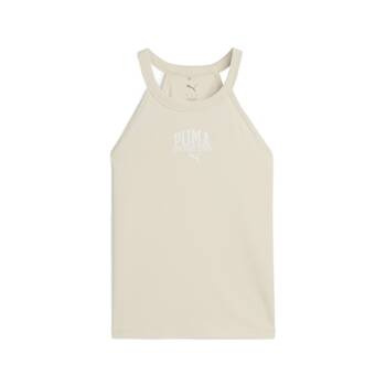 Tank top damski Puma CLASS SLIM beżowy 68504087