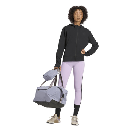 Legginsy treningowe damskie adidas OPTIME 3-STRIPES fioletowe JX7323