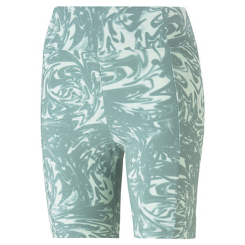 Spodenki damskie Puma POWER AOP 7'' zielone 67364384