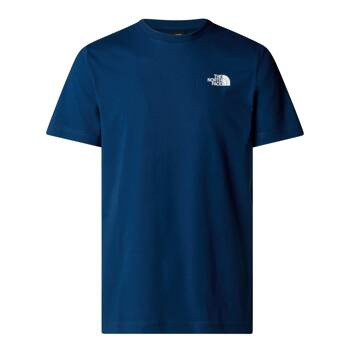 Koszulka męska The North Face S/S REDBOX CELEBRATION niebieska NF0A87NVD1R