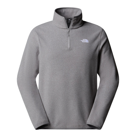 Polar męski The North Face GLACIER FLEECE 1/4 ZIP szary NF0A8D0QCQI