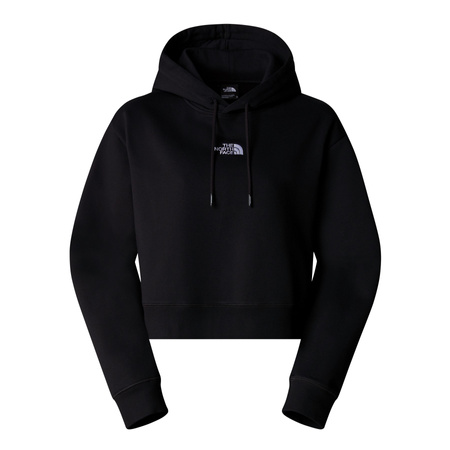 Bluza z kapturem damska The North Face ESSENTIAL CROP czarna NF0A89EXJK3