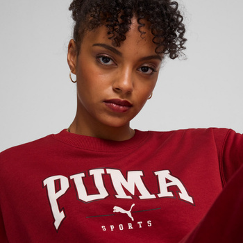 Bluza damska Puma SQUAD CREW TR czerwona 68249313
