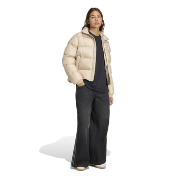 Kurtka puchowa damska adidas SHORT PUFFER beżowa JX2947