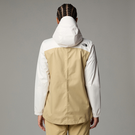 Kurtka wodoodporna damska The North Face QUEST beżowa NF0A55H5ROR