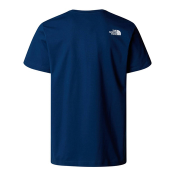 Koszulka męska The North Face S/S NEVER STOP EXPLORING niebieska NF0A87NSD1R