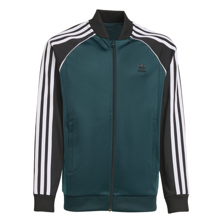 Bluza dresowa dziecięca adidas SST zielona JV8565