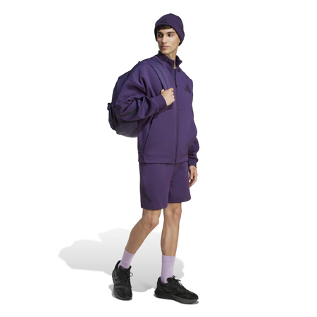 Spodenki dresowe męskie adidas Z.N.E. fioletowe JW4747