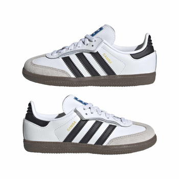 Buty sportowe dziecięce adidas SAMBA OG białe JQ6391