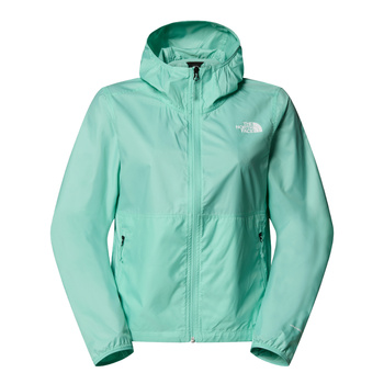 Kurtka z kapturem damska The North Face CYCLONE WND zielona NF0A8B6G6EI