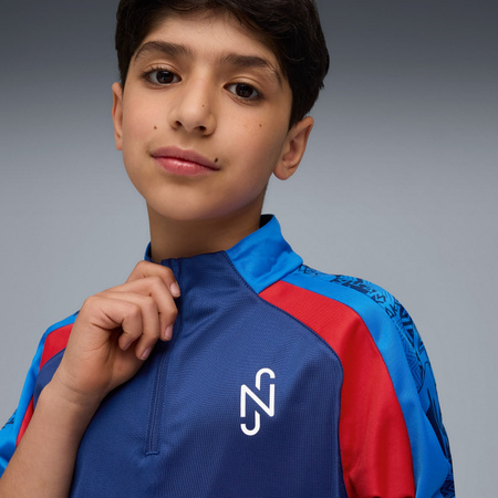 Bluza chłopięca Puma NEYMAR JR PLAYMAKER 1/4 ZIP JR niebieska 66031110