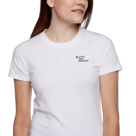 Koszulka damska Black Diamond SKI MOUNTAINEERING biała AP7301541006