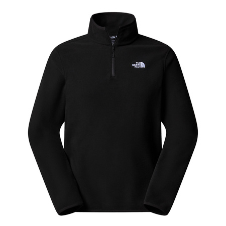 Polar męski The North Face GLACIER FLEECE 1/4 ZIP czarny NF0A8D0QJK3