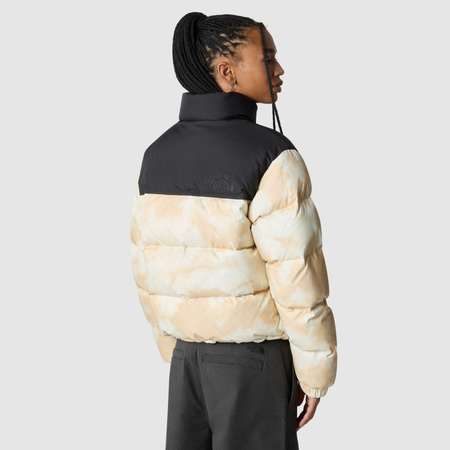 Kurtka z kapturem damska The North Face 92 CRINKLE REV NUPTSE beżowa NF0A875CVOS