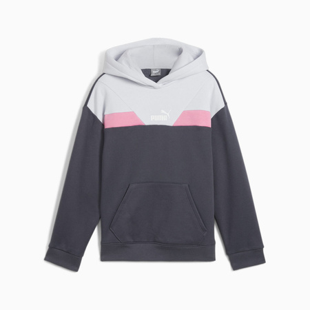 Bluza z kapturem dziewczęca Puma POWER FL szara 68178869