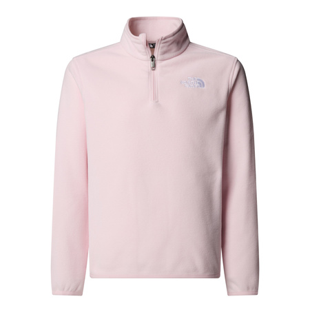 Polar dziecięcy The North Face GLACIER 1/4 ZIP różowy NF0A8CVGBP6
