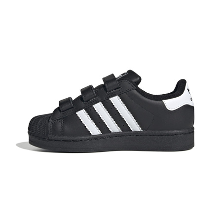 Buty sportowe dziecięce adidas SUPERSTAR II czarne JI3989
