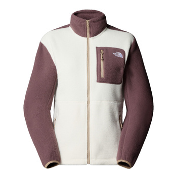 Kurtka polarowa damska The North Face YUMIORI FULL ZIP biała NF0A8E88EWO