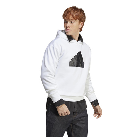 Bluza z kapturem męska adidas FUTURE ICONS BOS biała IC3746