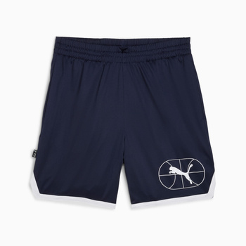 Szorty męskie Puma JUNIOR VARSITY BASKETBALL 7'' granatowe 63307602