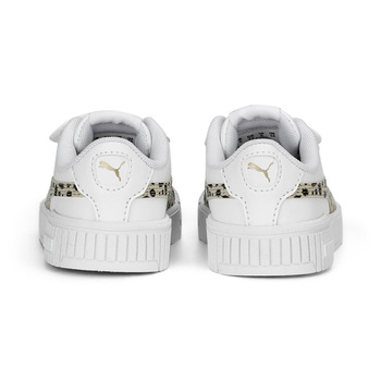 Buty sportowe dziewczęce Puma CARINA 2.0 ANIMAL V INF białe 39202701