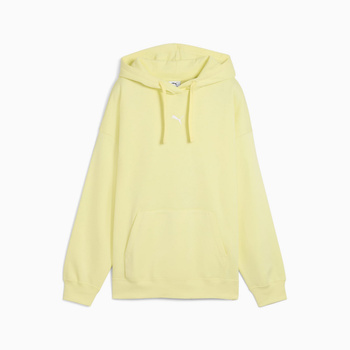 Bluza z kapturem damska Puma ESS OVERSIZED FL żółta 68539835