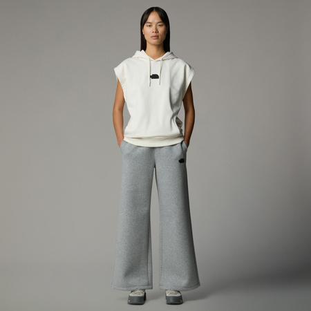 Spodnie dresowe damskie The North Face WIDE LEG szare NF0A8C25EC4