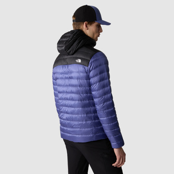 Kurtka z kapturem męska The North Face RESOLVE DOWN niebieska NF0A4M9PKMI