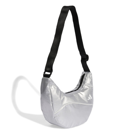 Torebka unisex adidas GLOW srebrna JM0156