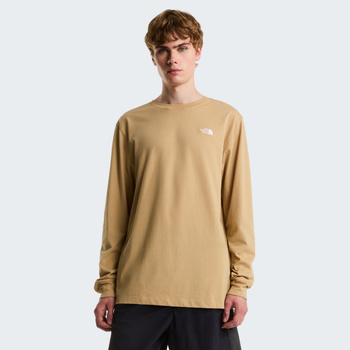 Longsleeve męski The North Face EVOLUTION SIMPLE DOME REGULAR brązowy NF0A8EU3LK5