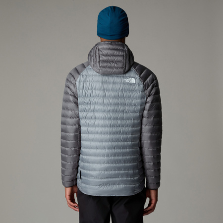 Kurtka puchowa z kapturem męska The North Face BETTAFORCA szara NF0A87GXAWM
